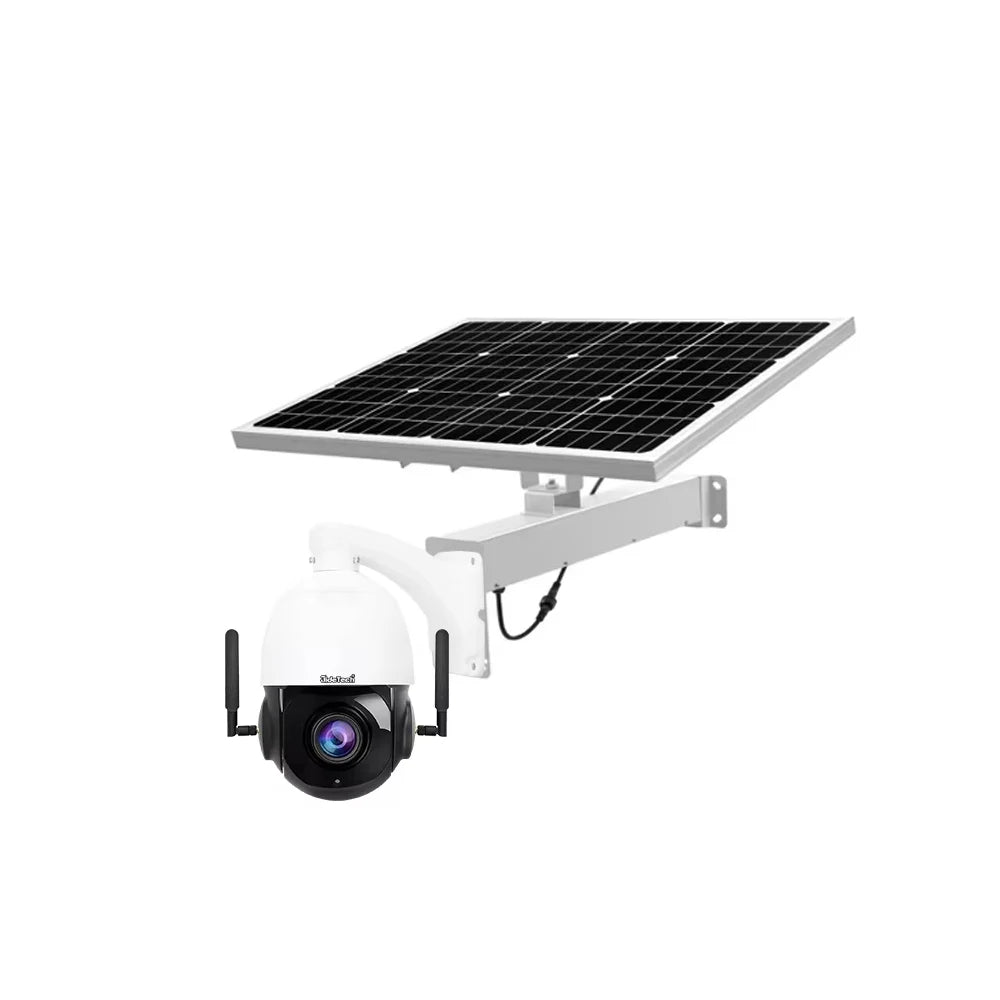 Jidetech 4G 5MP Solar Camera 4G Wireless Outdoor Camera with 60W Solar Panel 7/24 Recording EU US AU Version-0