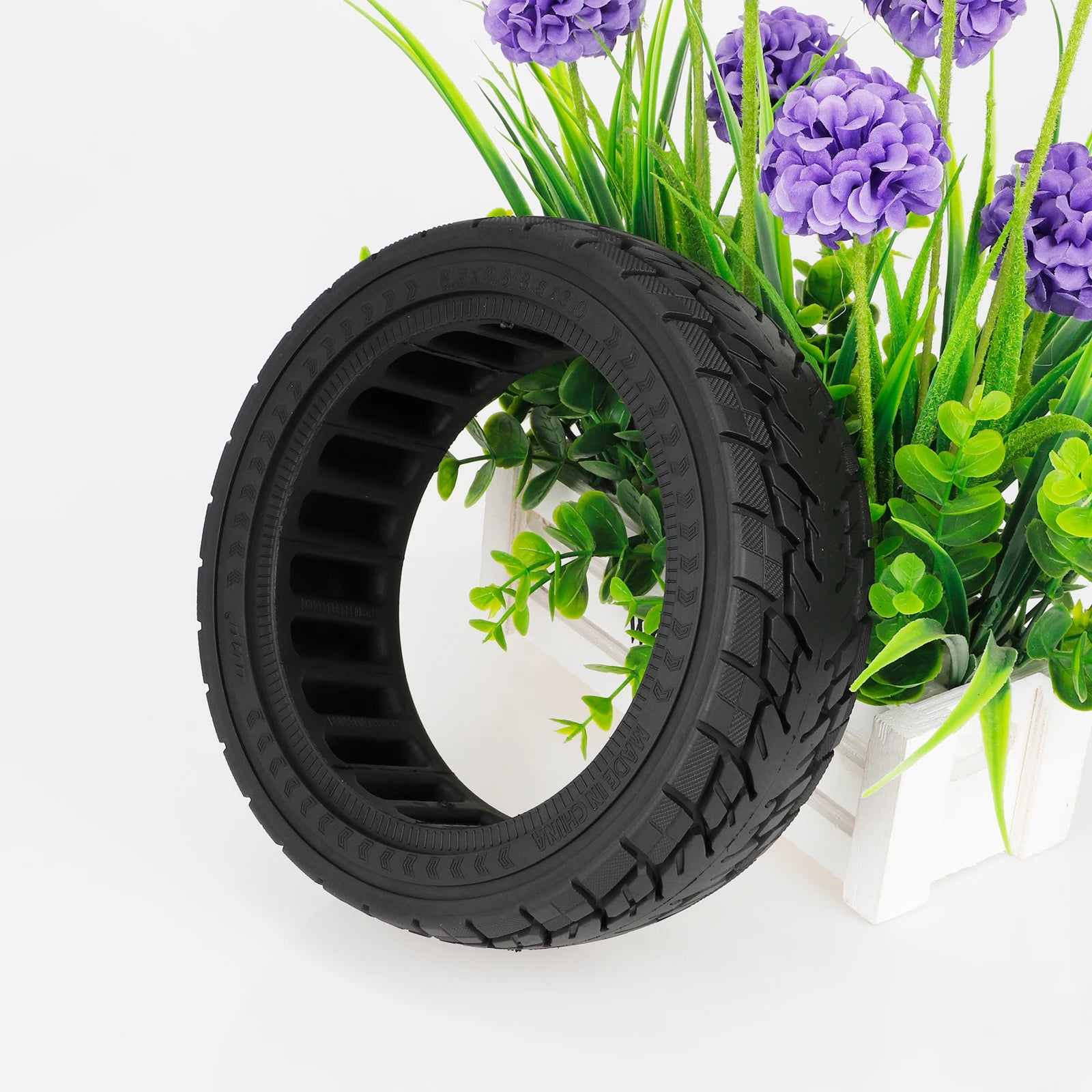 Ulip  Scooter Solid Tires 8.5*2.5/8.5*3 for Dualtron Mini & Speedway Leger (Pro) Rubber Off-Road Stab-Proof 8.5 Inch Tires-5