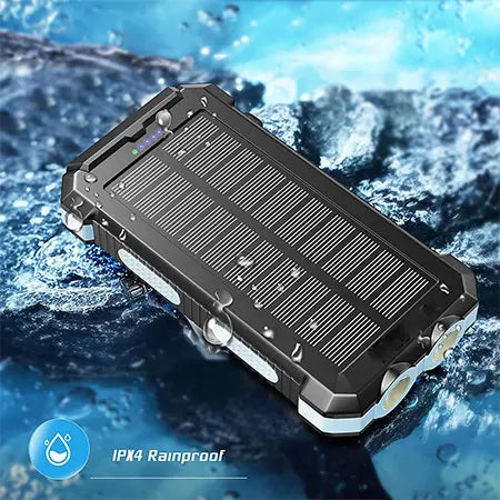 Portable Waterproof 20000mAh S11 Solar Powerbank with LED Light Dual USB Mobile Phone Charger External Battery Pack Powerbanks-4