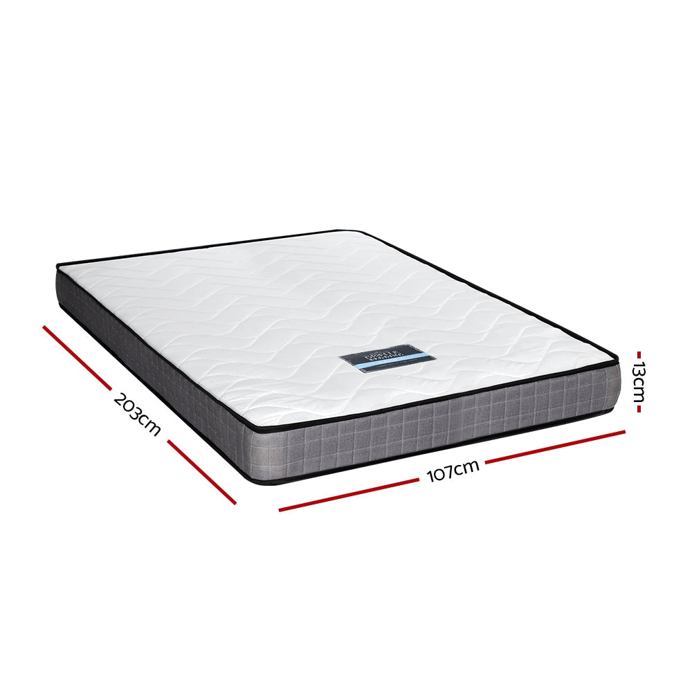 NNEDSZ Mattress Medium Firm Mattresses Tight Top Bed Bonnel Spring 13cm KS-1