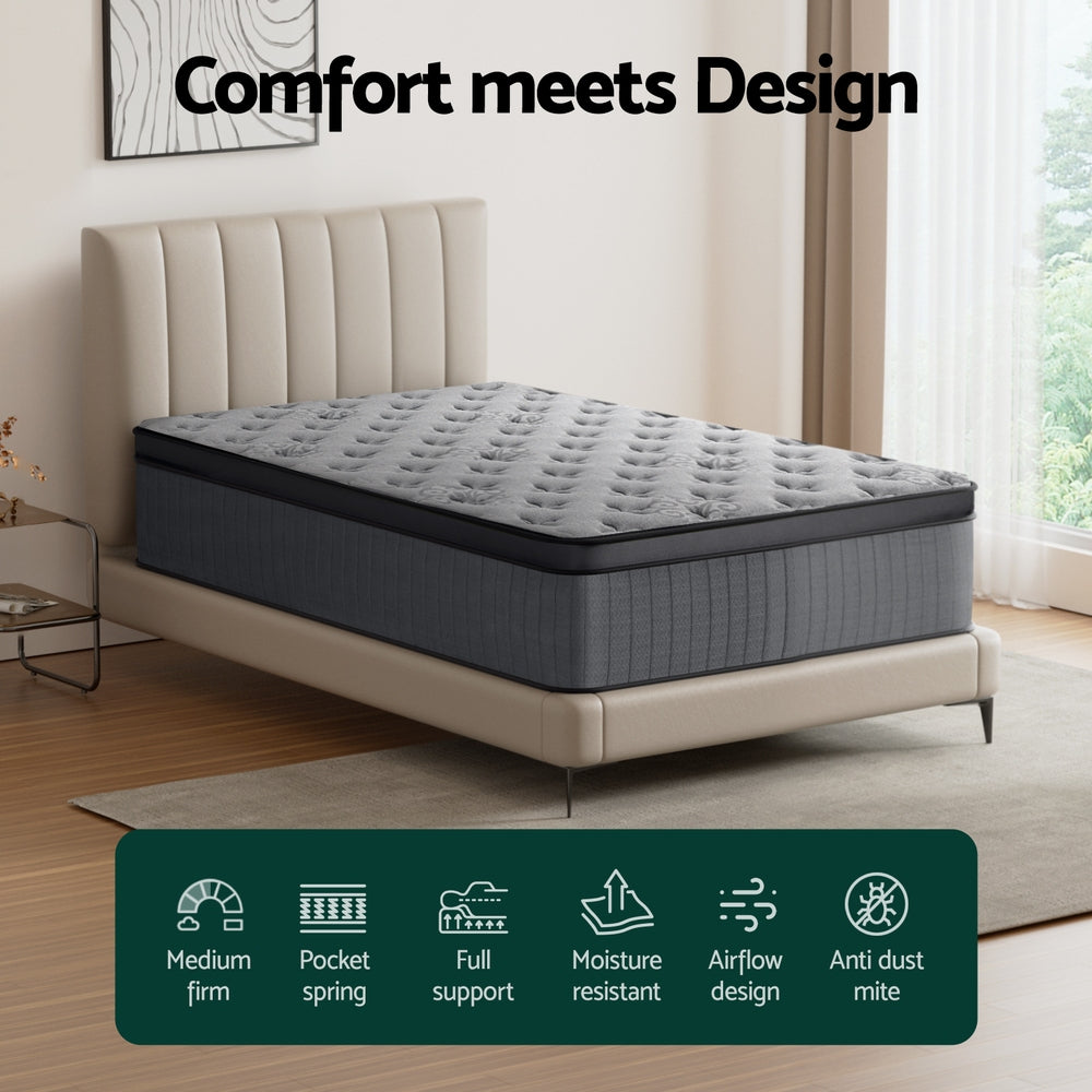 NNEDSZ Bed Mattress Giselle 34cm King Single-3