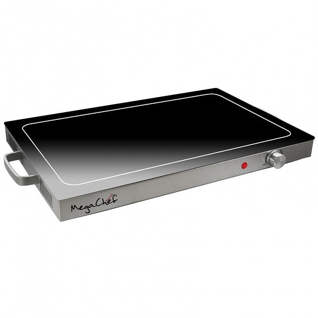 MegaChef Electric Warming Tray, Food Warmer, Hot Plate, With Adjustable Temperature Control, Perfec-0