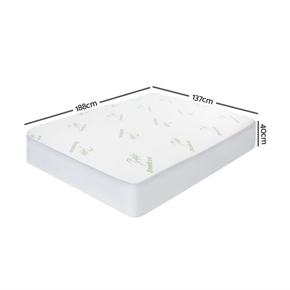 NNEDSZ Bedding Giselle Bedding Bamboo Mattress Protector Double-1