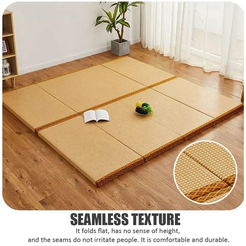 NNETM Foldable Mattress Coir Yoga & Meditation Pad-3