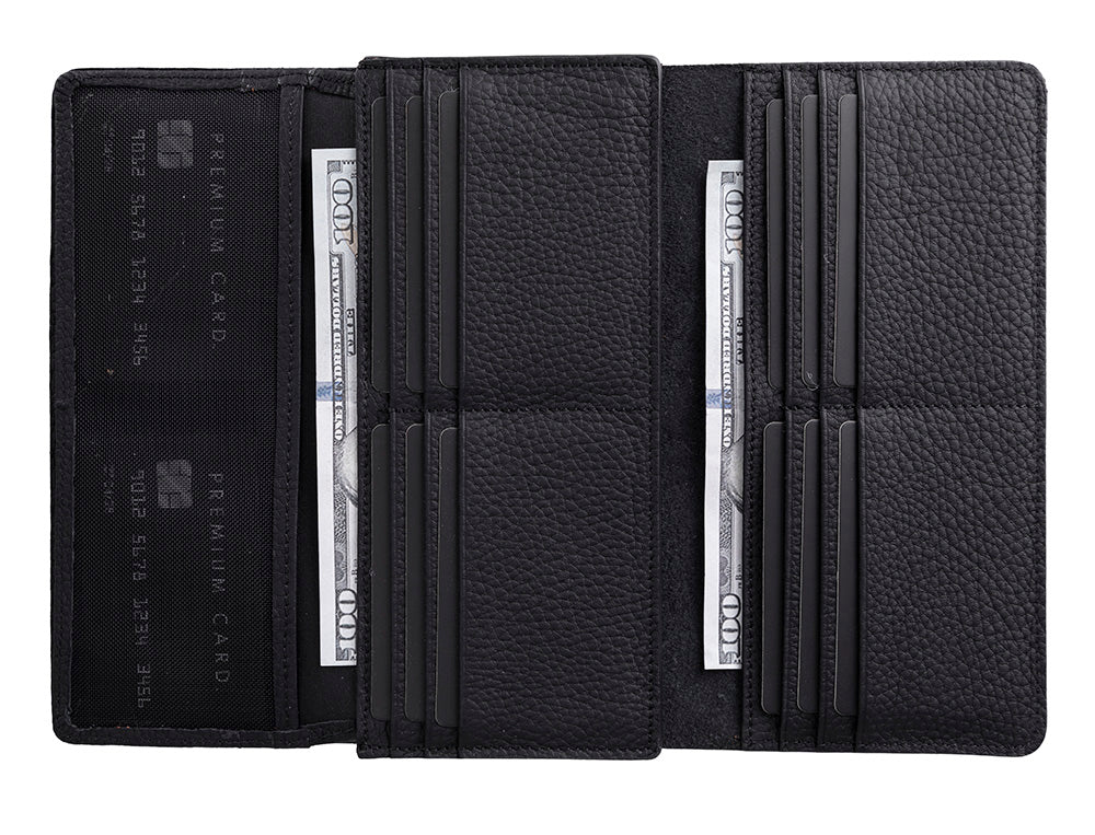 Nome Leather Wallet – 16 Card Slots & Phone Holder-4