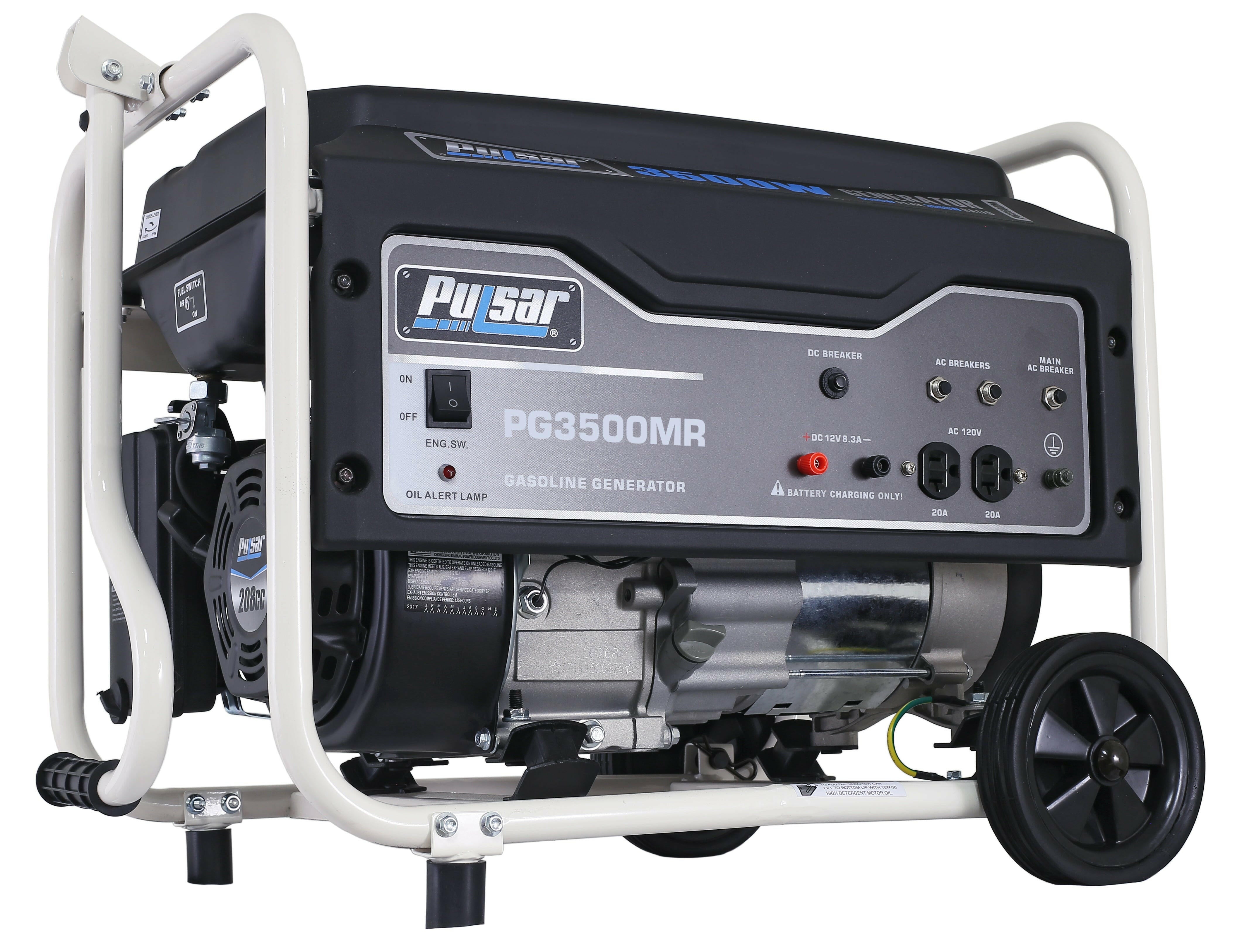 Pulsar 3500-Watt Gas Powered Portable Generator (CARB)-2