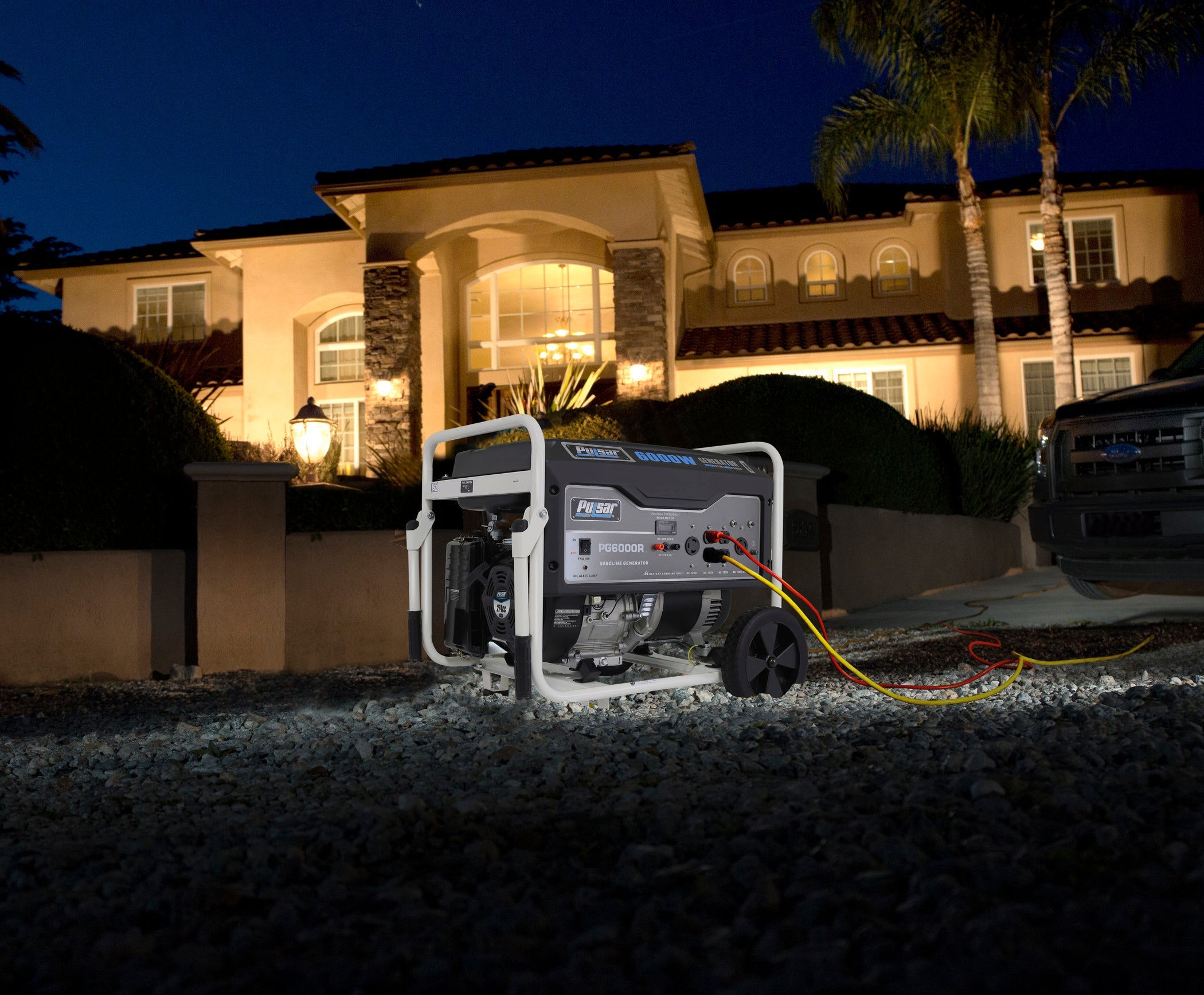 Pulsar 6000-Watt Gas Power Portable Generator (CARB)-2