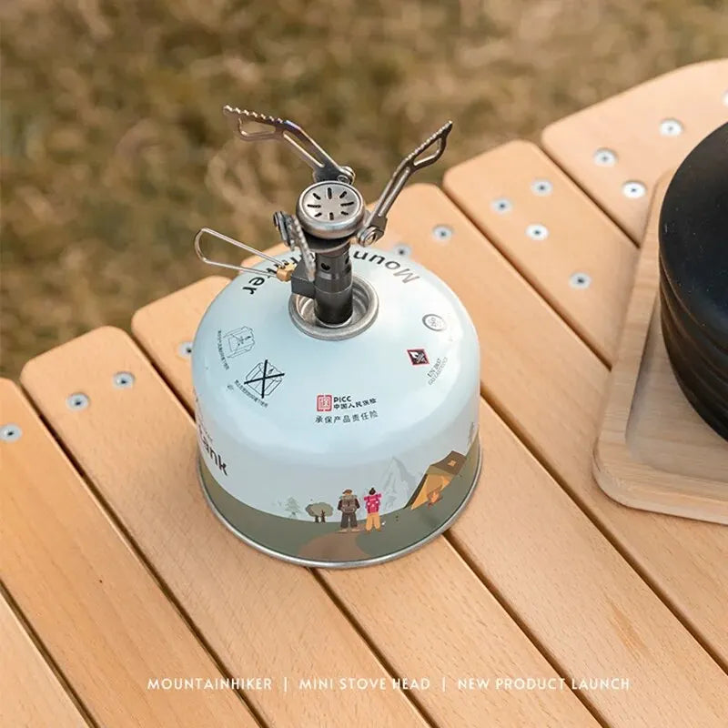 Mini Camping Gas Stove 2500W Silver-4