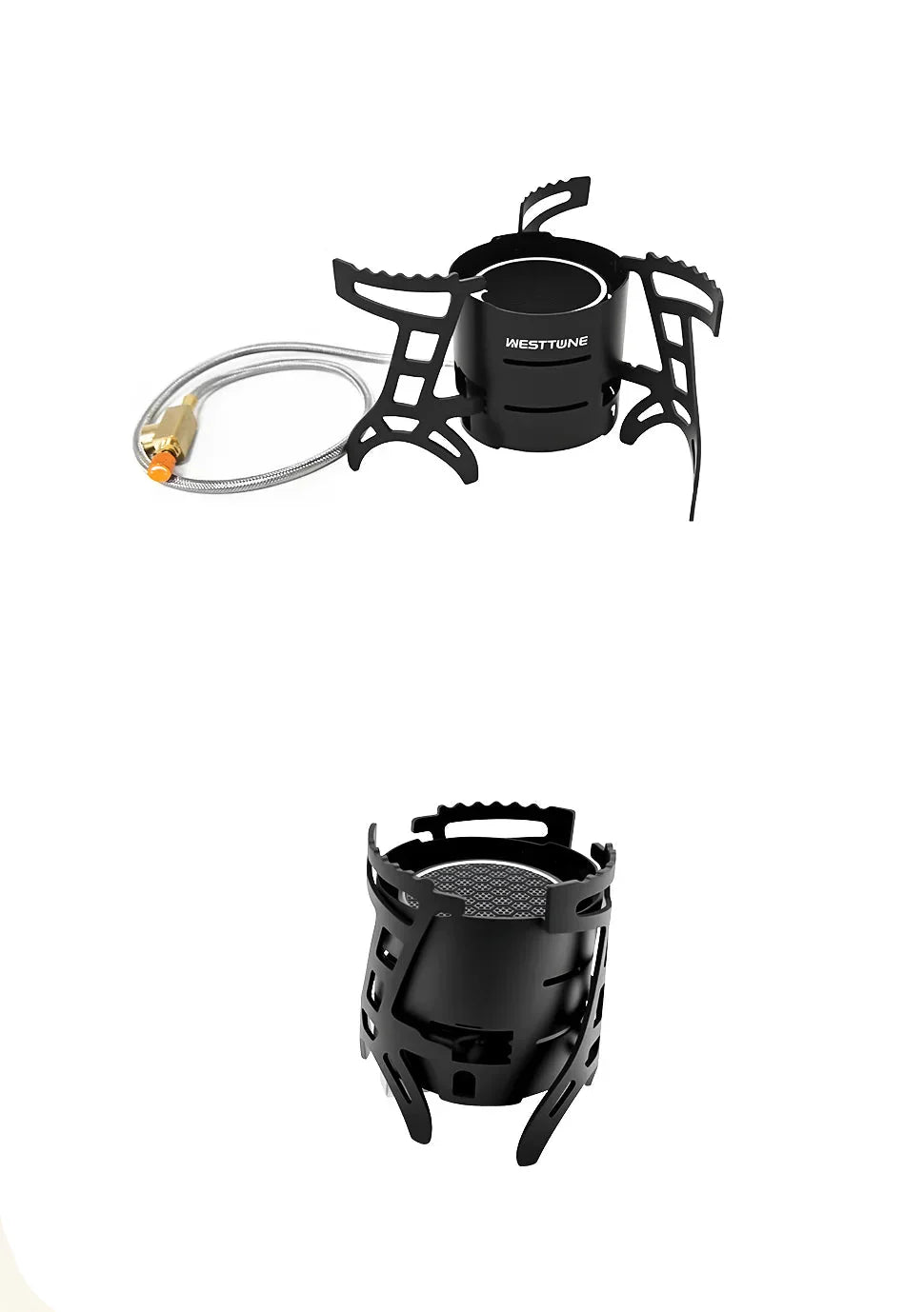 2600W Infrared Camping Stove Black-0