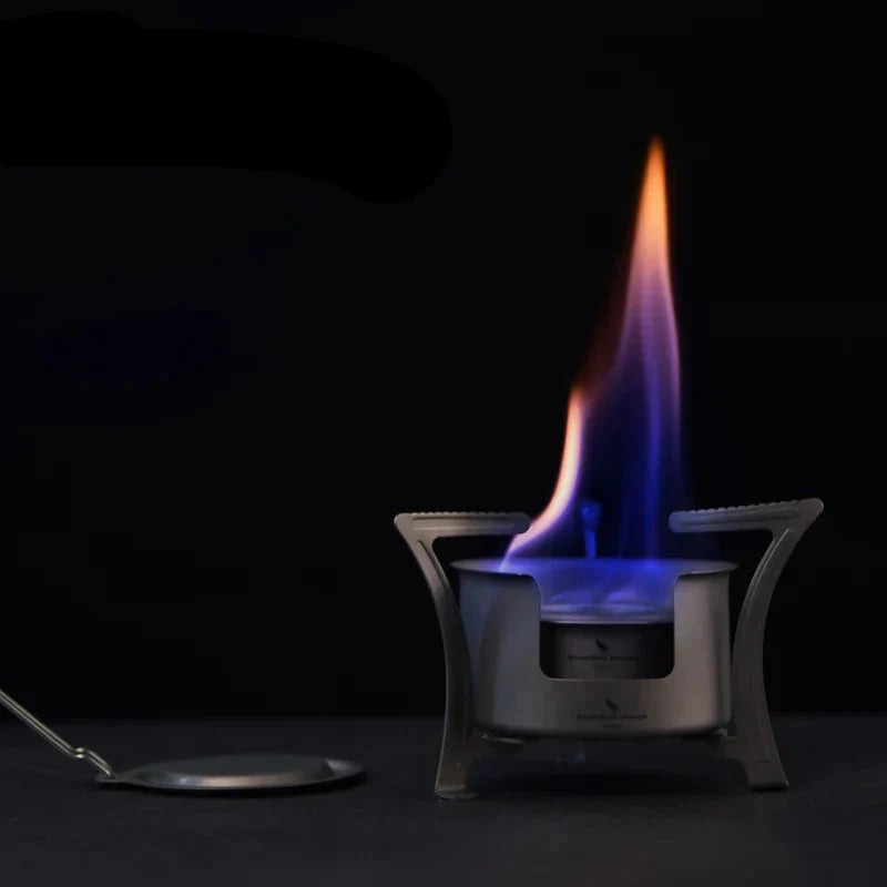 Titanium Multi-Fuel Camping Stove Grey-4