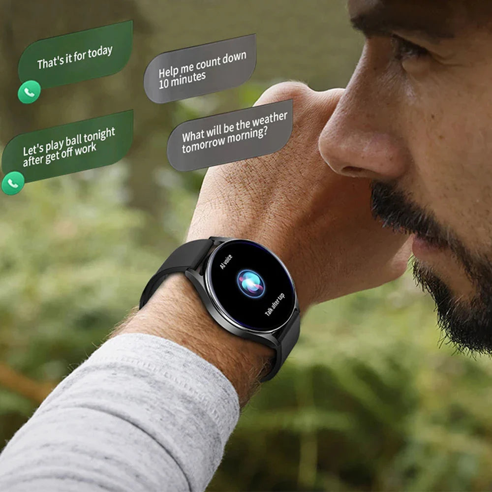 NNEOBA Smart Watch Health Monitor Black-3