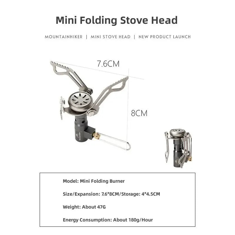 Mini Camping Gas Stove 2500W Silver-1