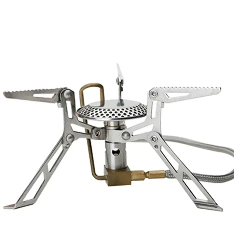 2990W Split Gas Stove Silver-0