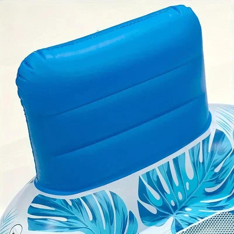NNEOBA PVC Inflatable Foldable Floating Air Mattress Bed-3