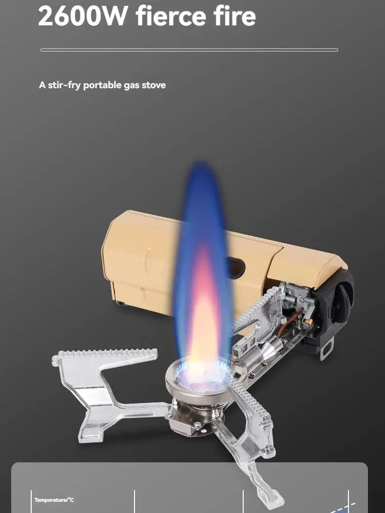 2670W Folding Camping Gas Stove Khaki-2