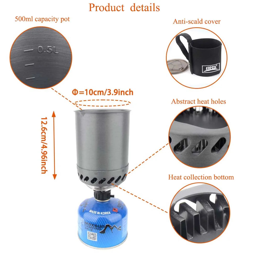 Outdoor Pot Burner Stove System Grey-1