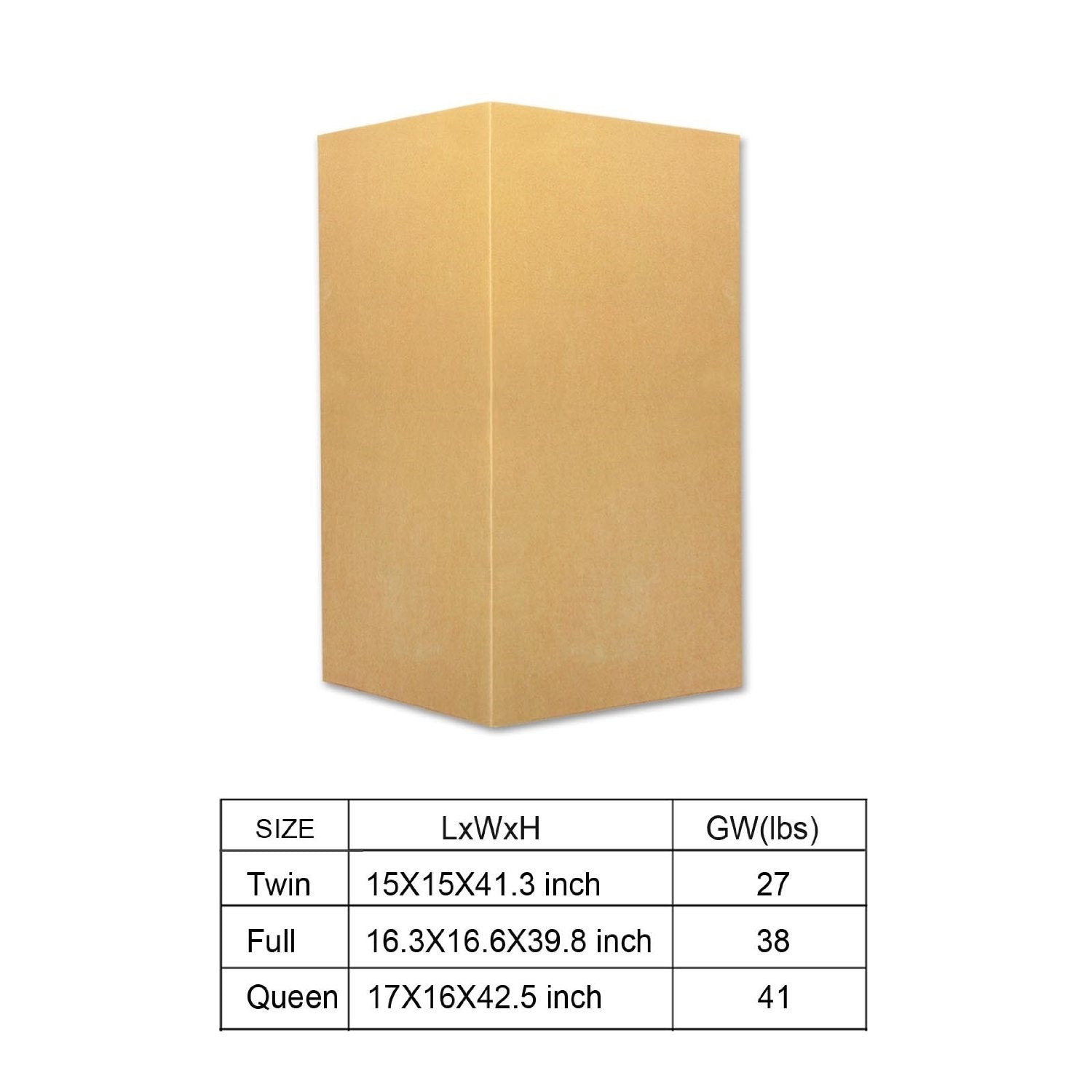 Full size 6-inch Thick Memory Foam Mattress - Medium Firm-2