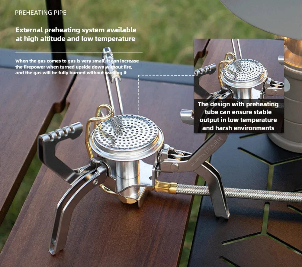 4800W Windproof Pocket Stove Silver-3