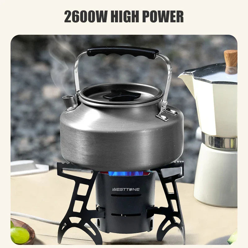 2600W Infrared Camping Stove Black-3