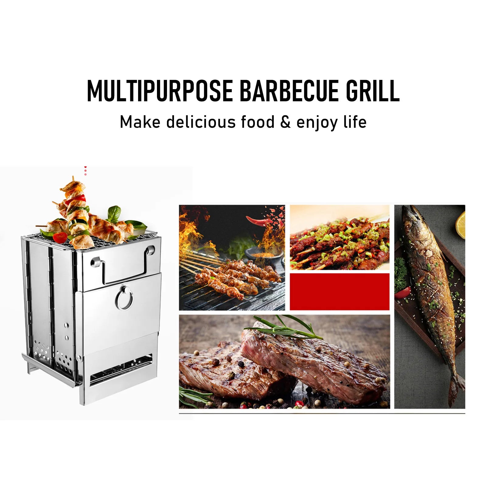 Wood Stove Stainless Steel-4