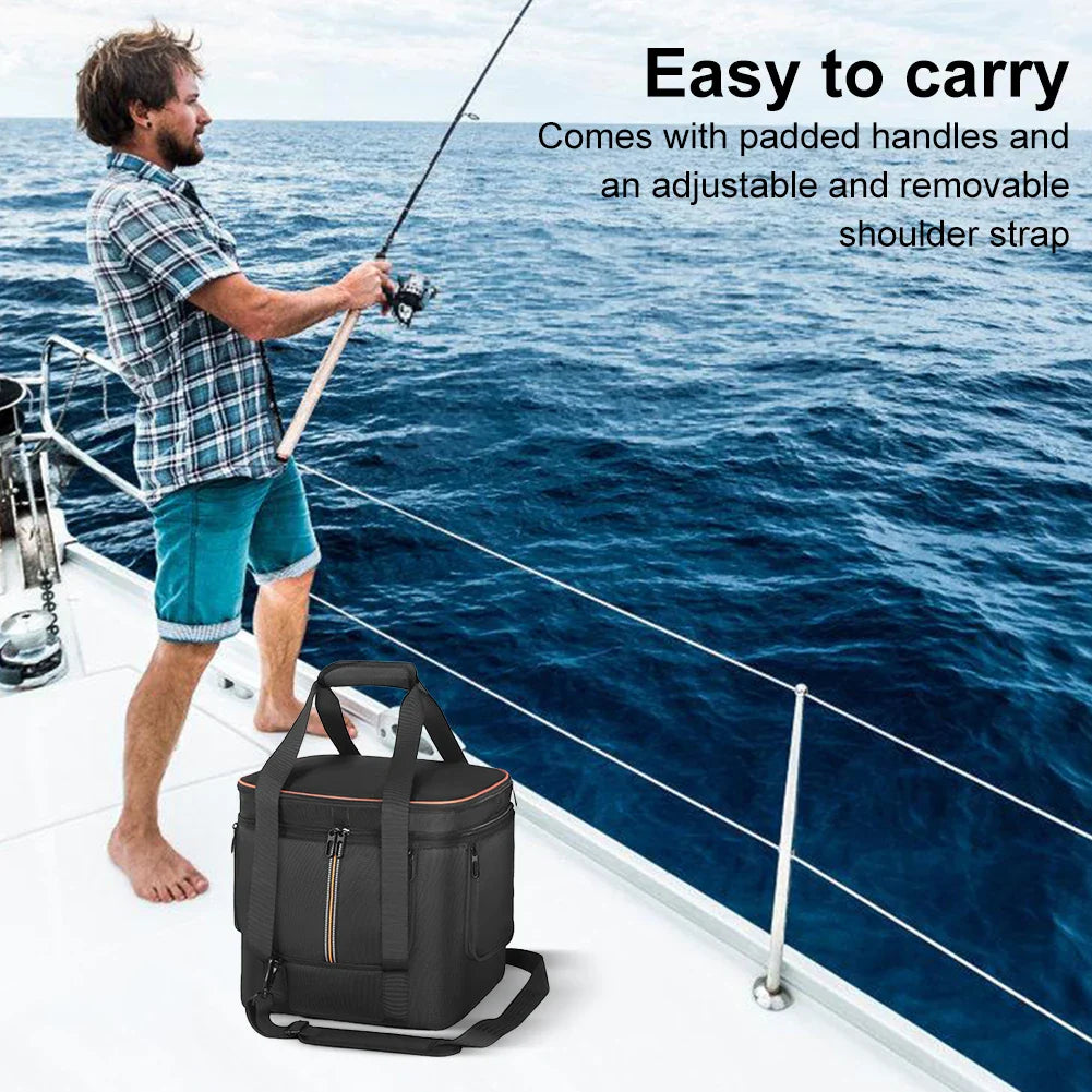 Portable Carrying Case for Jackery Explorer 2000 V2/1000 v2/240 v2/300 Plus Travel Bag Waterproof with Shoulder Strap & Handle-3