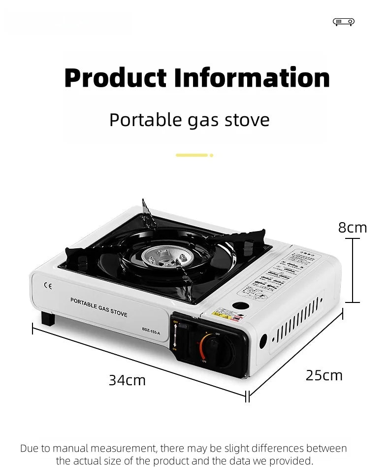 Portable Camping Cartridge Stove White-4