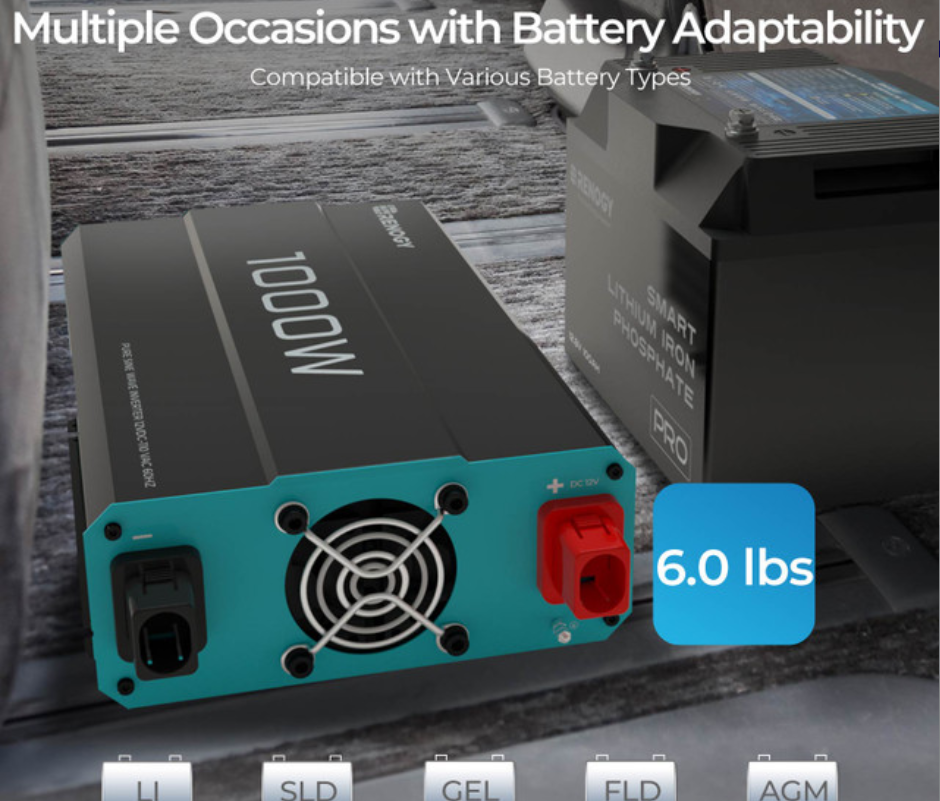 1000W 12V Pure Sine Wave Inverter (New Edition)-2