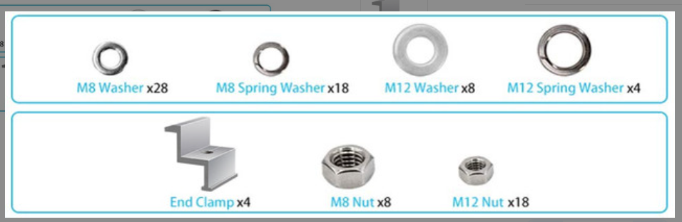 Single Side 27.4in Pole Mount Support For Solar Panel-4