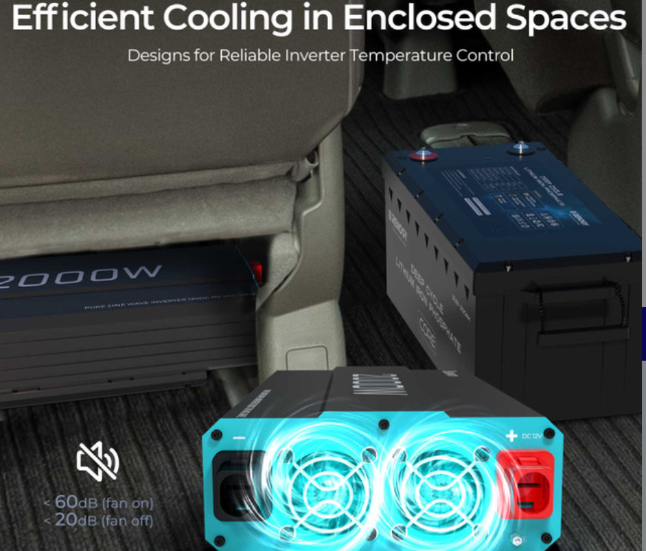 2000W 12V Pure Sine Wave Inverter (New Edition)-3