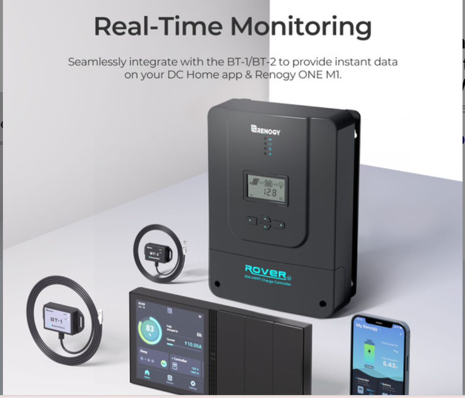 Rover 60Amp MPPT Solar Charge Controller 12V/24V/36V/48V-1