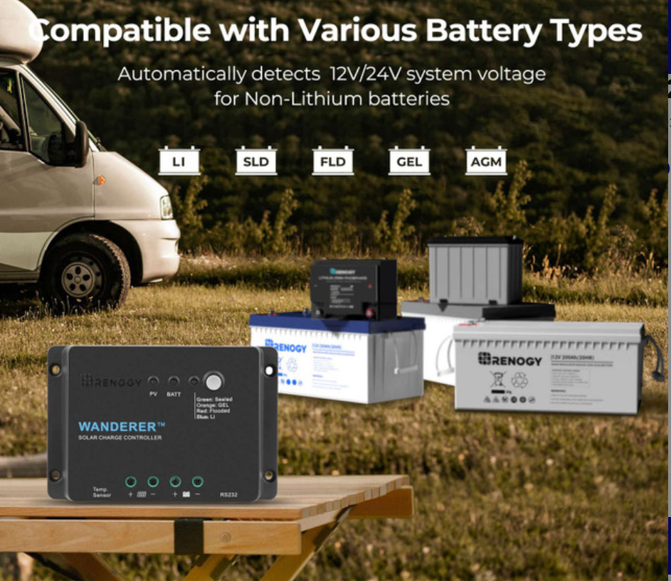 Wanderer Li 30A PWM Charge Controller 12V-2