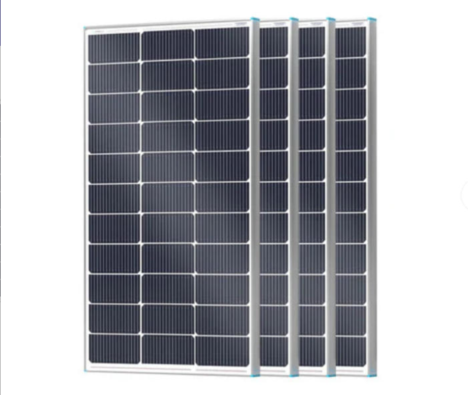100W Rigid Solar panel 4 pcs(Topcon)-0