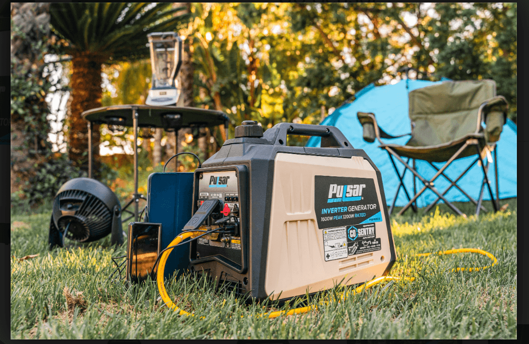 Pulsar Ultra Light Quiet 1600W Portable Gas Inverter Generator CARB Compliant 0.6-Gallon Fuel Tank-1