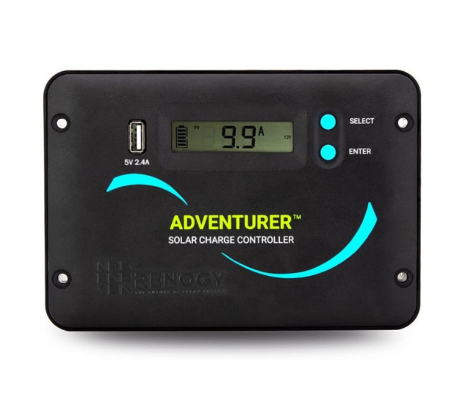 Adventurer Li 30A PWM Flush Mount Charge Controller w/ LCD Display 12V/24V-0