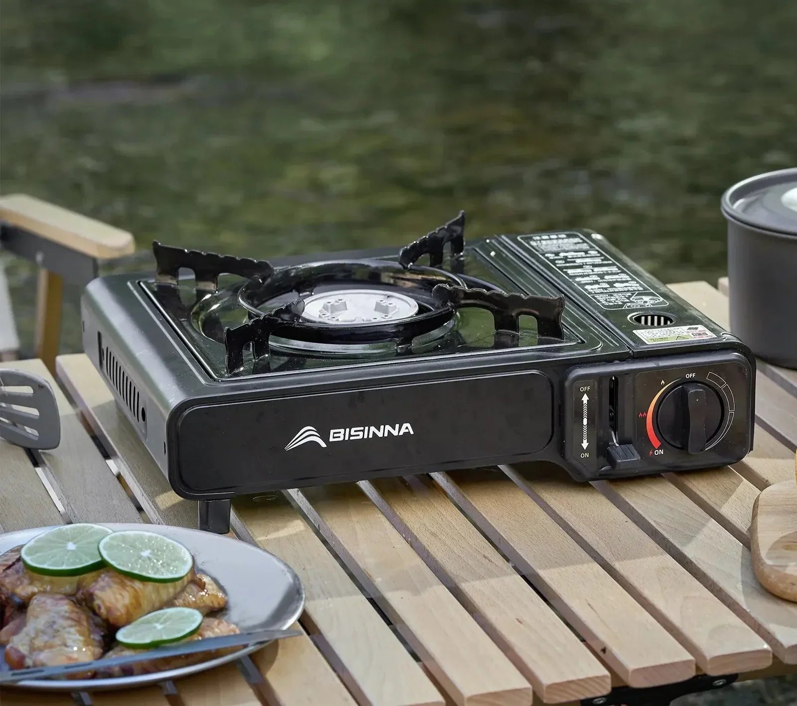 2900W Camping Cassette Stove Black-4