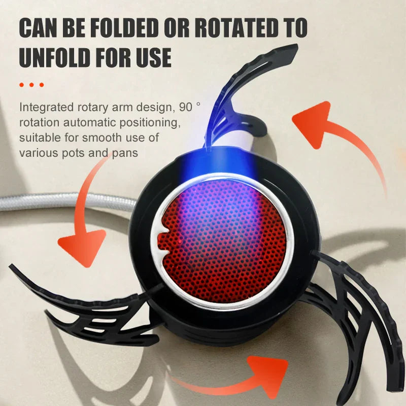 2600W Infrared Camping Stove Black-4