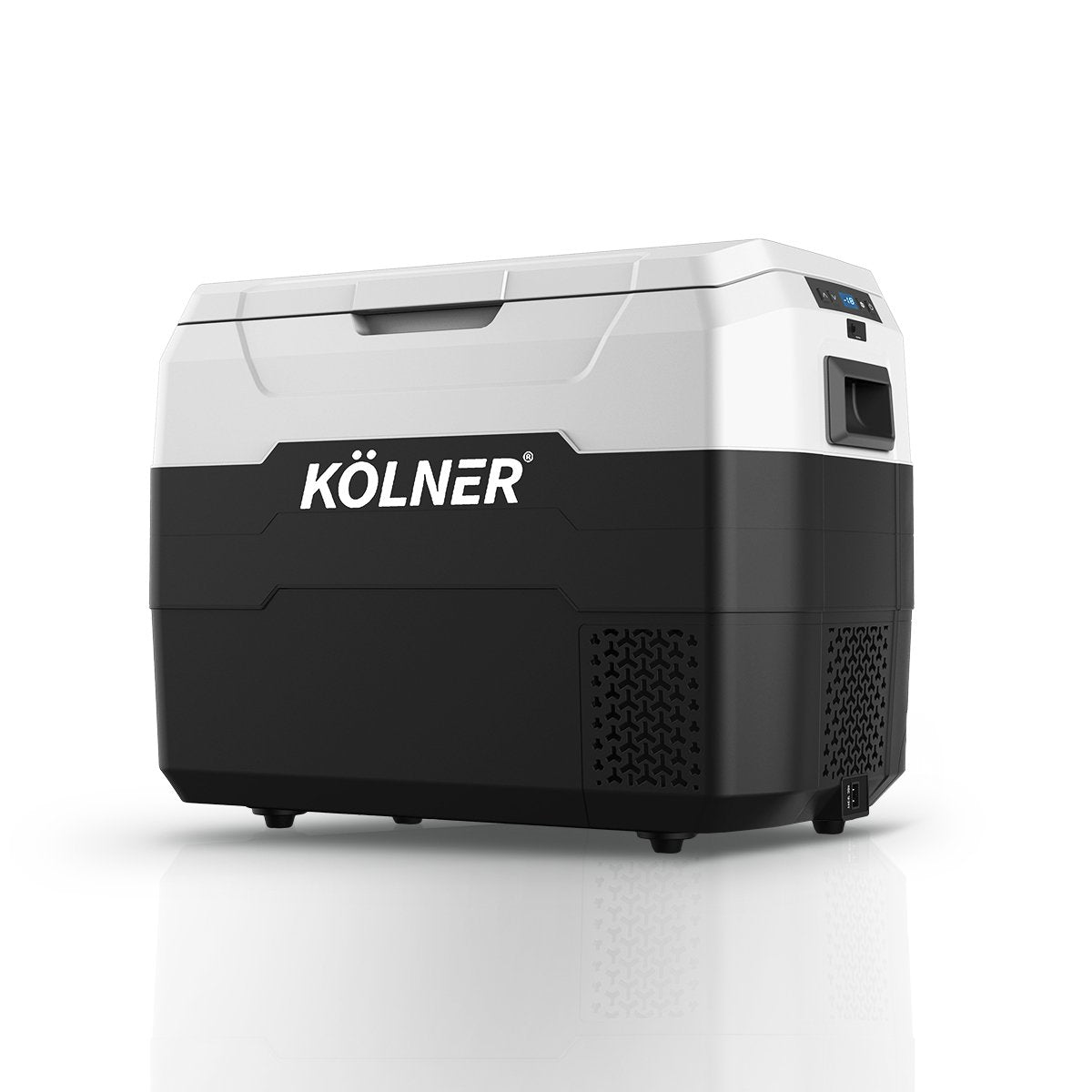 NNEDSZ Kolner 40l Fridge Freezer Cooler 12/24/240v Camping Portable Esky Refrigerator - Black-0