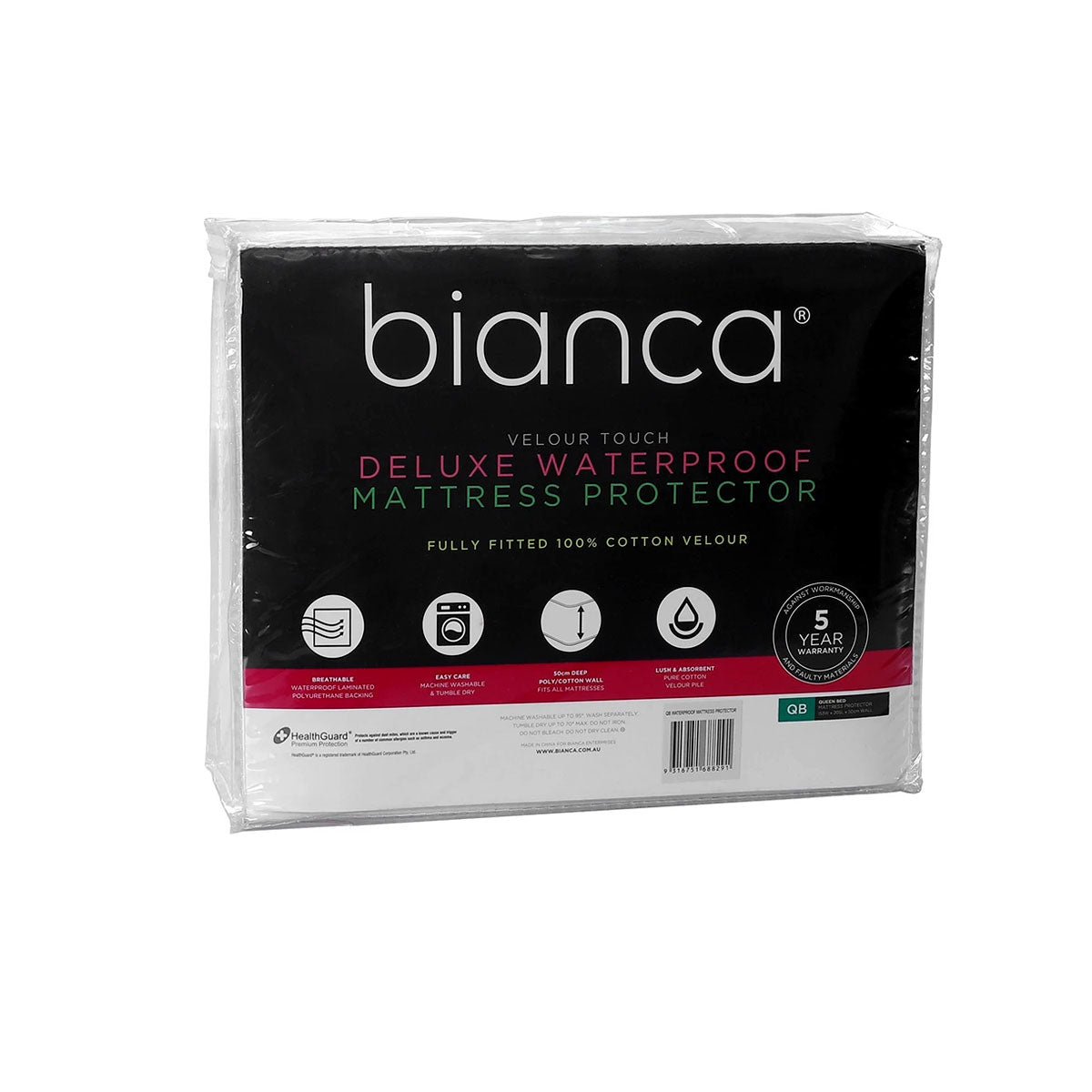 NNEDSZ Bianca Deluxe Waterproof Mattress Protector King-0