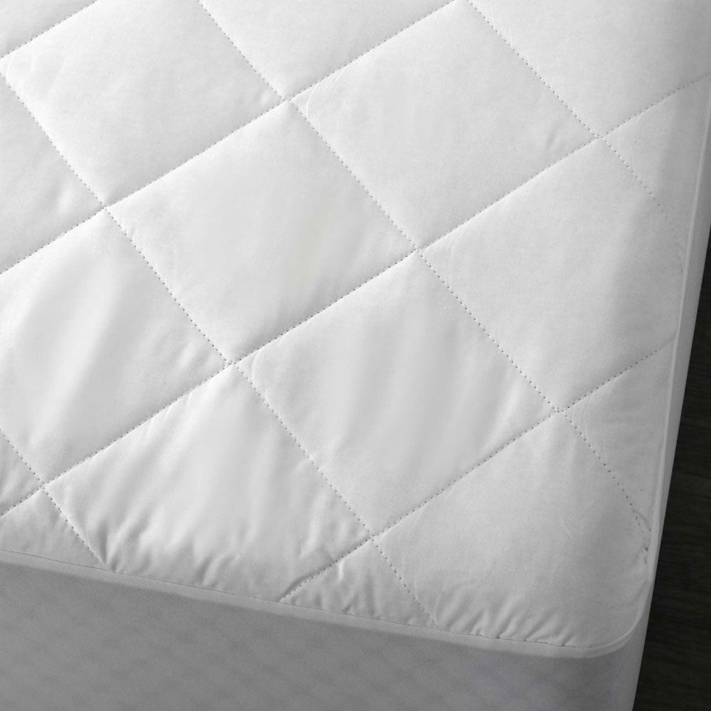 NNEDSZ Accessorize Cotton Quilted Mattress Protector Single-1