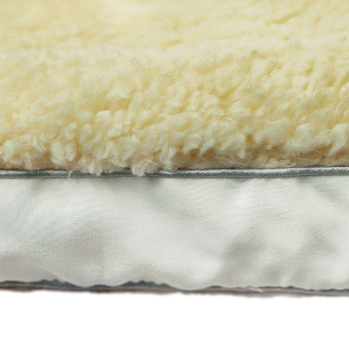 NNEDSZ 1600GSM Sherpa Winter Mattress Topper Single-4
