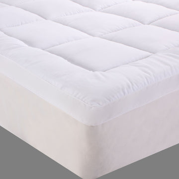 NNEDSZ bamboo cotton fitted mattress topper double-0