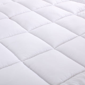 NNEDSZ bamboo cotton fitted mattress topper king single-0