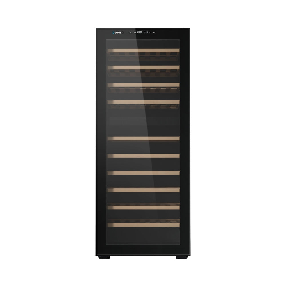 NNEDSZ Wine Cooler Fridge Compressor Dual Zone 80 Bottles-2