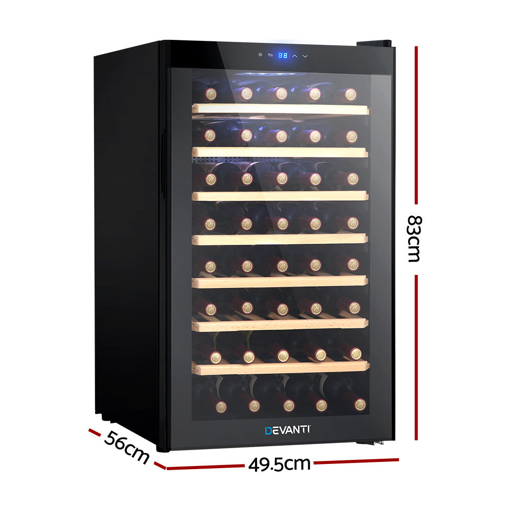 NNEDSZ Devanti Wine Fridge Cooler 51 Bottles-1