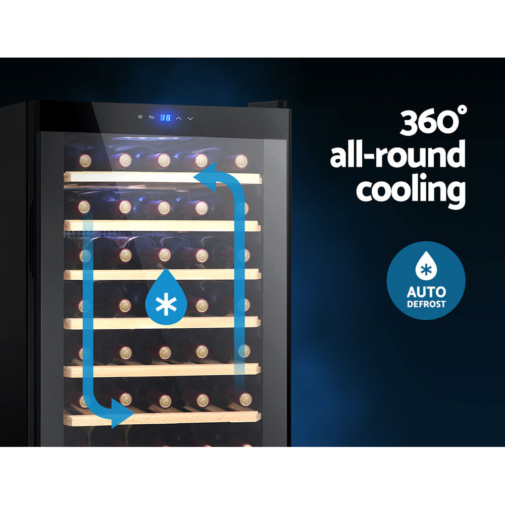 NNEDSZ Devanti Wine Fridge Cooler 51 Bottles-4