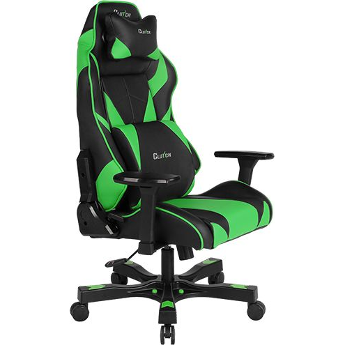 Fotel Clutch Chairz Gear Series Bravo zielony (GRB66BG) (GRB66BG)-0
