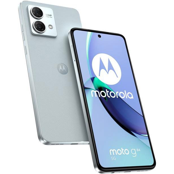 Motorola Moto G84 5G 8GB / 256GB Marshmaloow Blue (Vegan Leather) (PAYM0039PL)-0