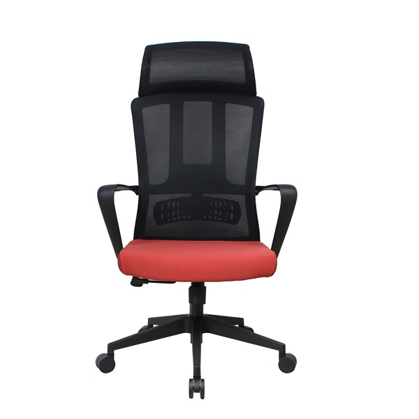 IRISOffice Astra narancs/fekete ergonómikus, szövet-hálós irodai forgószék fej és háttámasszal (ASTRA NARANCS FEKETE)-0