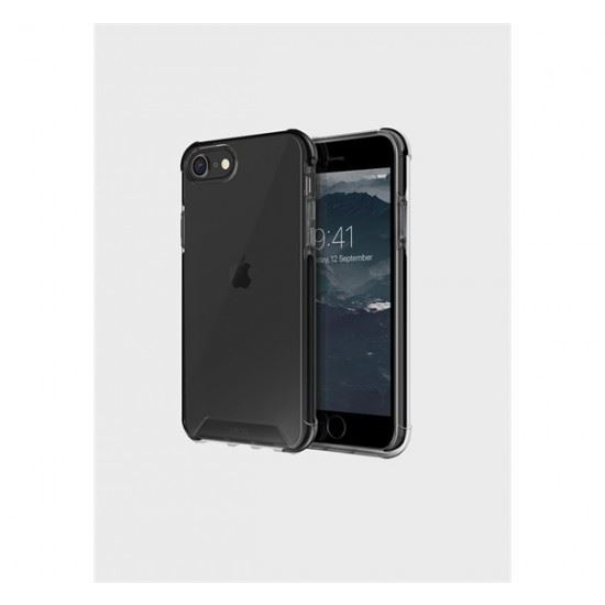 Калъф за телефон, за iPhone SE 2022/SE 2020 /7/8, черен (UNIQ-IPSE(2022)HYB-COMBLK)-0