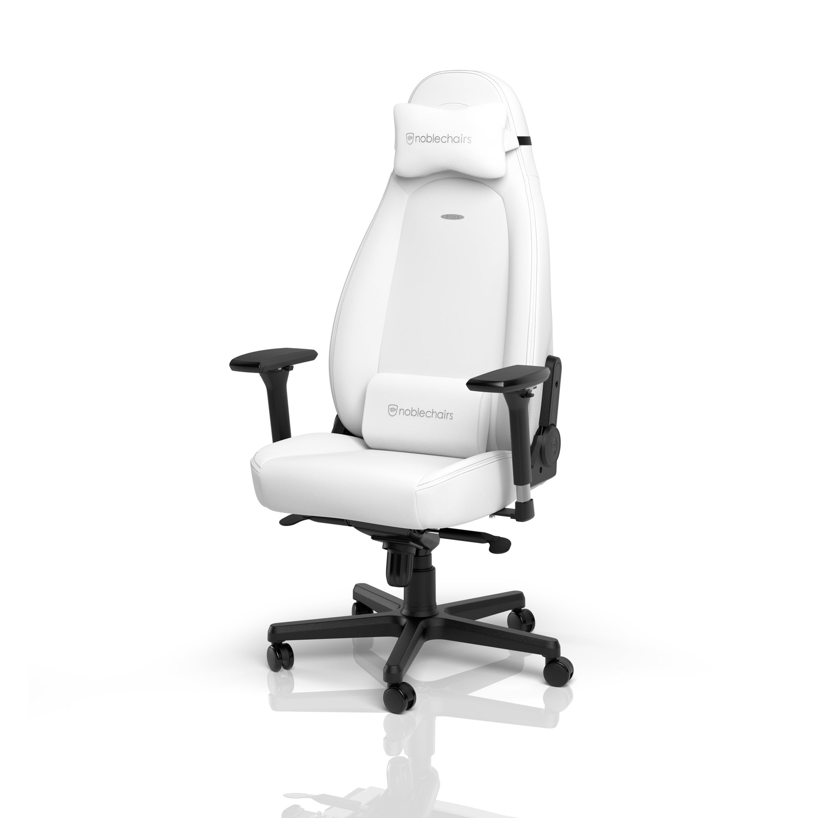 KRESLO NOBLECHAIRS ICON WHITE EDITION, BIELA (NBL-ICN-PU-WED)-0